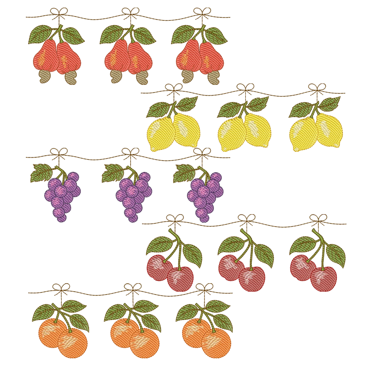 Foto principal da Coleção Pacote de Matrizes Frutas Silvestres - 5 Matrizes - Combo Digital Premium